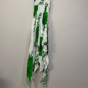 Plant Print Sun Dress